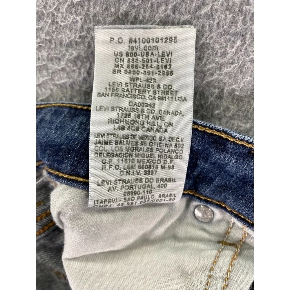 Levi's‎ Mid Rise Skinny Blue Jeans Women's Size 14M Denim Medium Wash (31x28)